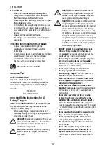 Preview for 20 page of Berner BACSS-18V Instruction Manual/Safety Instructions