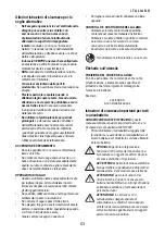 Preview for 63 page of Berner BACSS-18V Instruction Manual/Safety Instructions