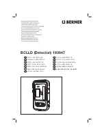 Предварительный просмотр 1 страницы Berner BCLLD-D Instruction Manual