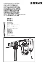 Preview for 1 page of Berner BHD-5 Operating Manual/Safety Precautions