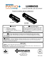 Berner BPL-HAB20 Manual For Installation, Operation & Maintenance preview