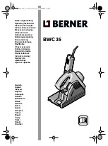 Preview for 2 page of Berner BWC 35 Operating Instructions Manual