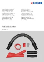 Berner Rotador 369575 Instruction Manual предпросмотр