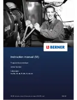 Berner Truck Pac Operating Instructions Manual preview