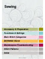 Preview for 3 page of Bernina 820 Owner'S Manual