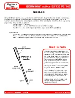 Preview for 7 page of Bernina activa 125 Owner'S Workbook