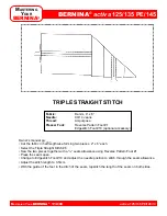 Preview for 19 page of Bernina activa 125 Owner'S Workbook