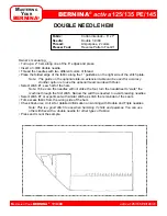 Preview for 29 page of Bernina activa 125 Owner'S Workbook