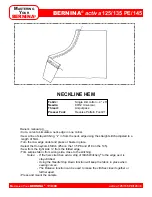 Preview for 30 page of Bernina activa 125 Owner'S Workbook