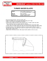 Preview for 50 page of Bernina activa 125 Owner'S Workbook