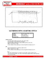 Preview for 54 page of Bernina activa 125 Owner'S Workbook