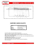 Preview for 58 page of Bernina activa 125 Owner'S Workbook