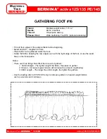 Preview for 59 page of Bernina activa 125 Owner'S Workbook