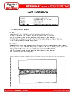 Preview for 75 page of Bernina activa 125 Owner'S Workbook