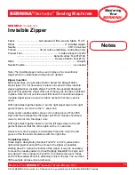 Preview for 72 page of Bernina activa 220 Owner'S Manual