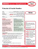 Preview for 86 page of Bernina activa 220 Owner'S Manual