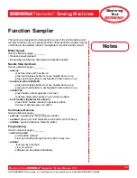 Preview for 132 page of Bernina activa 220 Owner'S Manual