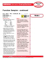 Preview for 137 page of Bernina activa 220 Owner'S Manual