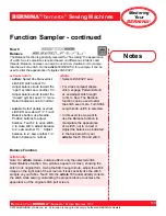 Preview for 140 page of Bernina activa 220 Owner'S Manual