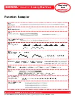 Preview for 143 page of Bernina activa 220 Owner'S Manual