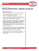 Preview for 161 page of Bernina activa 220 Owner'S Manual