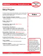 Preview for 164 page of Bernina activa 220 Owner'S Manual