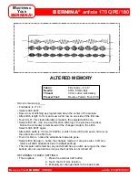 Preview for 15 page of Bernina artista 170 QPE Owner'S Workbook