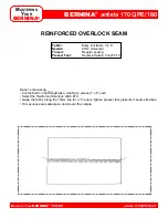 Preview for 27 page of Bernina artista 170 QPE Owner'S Workbook