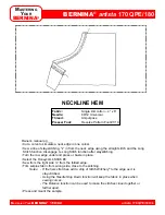 Preview for 34 page of Bernina artista 170 QPE Owner'S Workbook