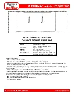 Preview for 47 page of Bernina artista 170 QPE Owner'S Workbook