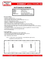 Preview for 110 page of Bernina artista 170 QPE Owner'S Workbook