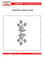 Предварительный просмотр 22 страницы Bernina artista 200 Embroidery Owner'S Manual