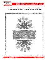 Предварительный просмотр 24 страницы Bernina artista 200 Embroidery Owner'S Manual