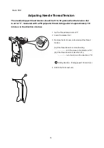 Preview for 16 page of Bernina deco 330 Operation, Service Manual & Parts List