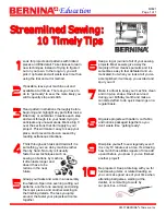 Bernina Garment Sewing Tips And Tricks preview