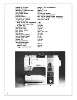 Preview for 3 page of Bernina Record 930 Electronic Service Manual