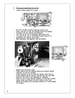 Preview for 31 page of Bernina Record 930 Electronic Service Manual