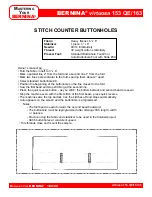 Preview for 43 page of Bernina virtuosa 153 QE Owner'S Manual