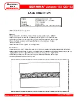 Preview for 77 page of Bernina virtuosa 153 QE Owner'S Manual