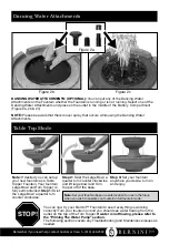 Предварительный просмотр 15 страницы Bernini 6-in-1 Torri Fountain Owner'S Manual