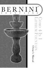 Предварительный просмотр 1 страницы Bernini Amore Hybrid Fountain, Bird Feeder & Planter Owner'S Manual