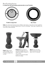 Предварительный просмотр 8 страницы Bernini Amore Hybrid Fountain, Bird Feeder & Planter Owner'S Manual