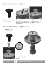 Предварительный просмотр 22 страницы Bernini Amore Hybrid Fountain, Bird Feeder & Planter Owner'S Manual