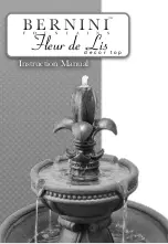 Bernini Fleur de Lis Decor Top Instruction Manual предпросмотр