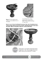 Предварительный просмотр 9 страницы Bernini Rechargeable Garden Fountain Owner'S Manual