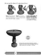 Предварительный просмотр 18 страницы Bernini Rechargeable Garden Fountain Owner'S Manual