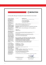 Preview for 10 page of BERNSTEIN 6075111016 Installation And Operating Instructions Manual