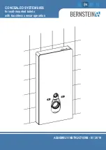 Preview for 1 page of BERNSTEIN 805S Assembly Instructions Manual