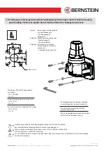 Предварительный просмотр 17 страницы BERNSTEIN CS-480 Installation And Operating Instructions Manual