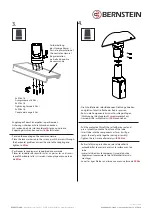 Предварительный просмотр 15 страницы BERNSTEIN Ergo.flex Installation And Operating Instructions Manual